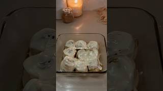 cinnamon rolls cinnamonrolls cinnamonrollsrecipe fallbaking baking cinnamoroll [upl. by Yttig]