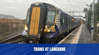 Some trains at Langbank amp Bishopton [upl. by Calypso974]