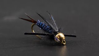 A YearRound Attractor Pattern  The Batman Nymph  Fly Tying Tutorial [upl. by Fran607]