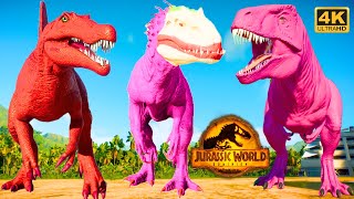 EVOLUTION OF DINOSAURS BRACHIOSAURUS PTERODACTYL REX Megalodon Bites ampGodzilla King of the Monsters [upl. by Arraek]