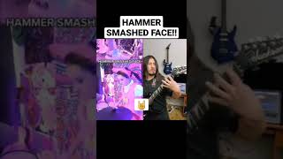 Hammer Smashed Face 😨🔨 shorts [upl. by Notnef]