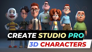 Create Studio Pro 3D Characters and Actions in Standard and All Access [upl. by Lucania]