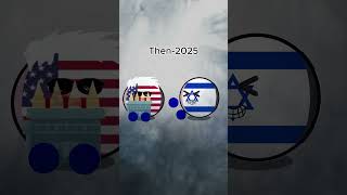 Americas Changing Relationships 2025 countryballs usa israel ukraine china [upl. by Eniluap]