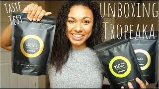 TROPEAKA  Unboxing Taste Test amp HONEST review [upl. by Aileen587]