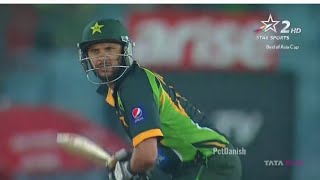 Boom Boom afridi vs Bangladesh asia cup 2014 cricket boomboom afridi bangladesh pakistan asia [upl. by Anikes200]