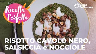 RISOTTO CAVOLO NERO SALSICCIA e NOCCIOLElautunno nel piatto🍂❤️🌰 adv [upl. by Terina508]