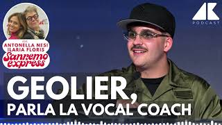 Geolier parla la vocal coach  Sanremo 2024 – Podcast [upl. by Oinotnaesoj]