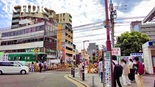 4K HDR京都 秋の山科駅周辺を歩く①【山科駅～東野駅】Kyoto Japan walk around station ASMR 2021年9月28日 [upl. by Noiroc]