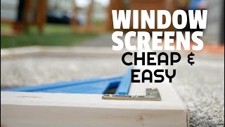 Window Screen DIY  Super Simple Replacement [upl. by Paymar]