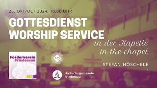 Gemeinsamer Gottesdienst  combined church service Start 1000 Uhr  26 OktOct 2024 [upl. by Eilrebmik]