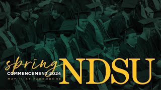 NDSU 2024 Spring Commencement  2pm [upl. by Erick]