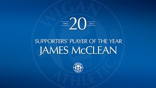 AWARD James McClean wins Player of the Year 201415 [upl. by Niawd]