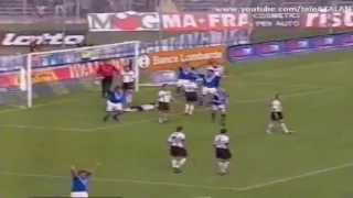 Serie A 20012002 day 05 Brescia  Atalanta 33 3 RBaggio Sala Doni Comandini [upl. by Anyad]