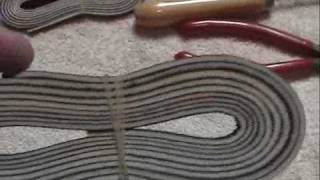 How To Relace or Restring an entire baseball glove from start to finish 1 of 6 [upl. by Irim864]