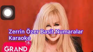 Zerrin ÖzerBasit NumaralarKARAOKE [upl. by Adoc988]