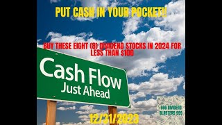 Eight 8 Dividend Gems to Buy in 2024 For Less Than 100 That Will Put Cash In Your Pocket 64 [upl. by Aronal739]