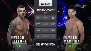 Vitor Belfort vs Lyoto Machida [upl. by Lynna]