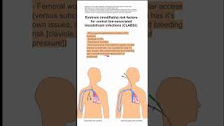 Extrinsic modifiable risk factors for central lineassociated bloodstream infections CLABSI [upl. by Anaili]