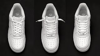 4 Cool Ways How to Lace Nike Air Force 1 Nike Air Force 1 Lacing [upl. by Tirma525]