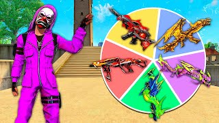 RULETA DE ARMAS EVOLUTIVAS 😰 JUEGO CON LA QUE SALGA ☠️ FREE FIRE [upl. by Nireil308]