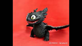 Toothless crochet  how to train your dragon  Animated Amigurumi crochet amigurumi httyd [upl. by Tloh]