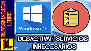 ⏩ Como【Deshabilitar Servicios Innecesarios en Windows 10】⛔  2021  Acelerar y Optimizar Windows 10✅ [upl. by Seigel]