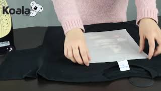 How to use dark Tshirt transfer paper with an iron [upl. by Greabe]