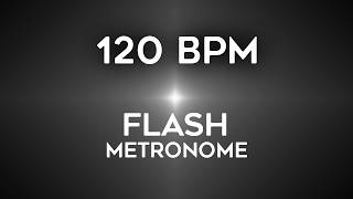 120 BPM  Metronome Flash [upl. by Zullo]