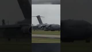 USAF C17 Compressor Stall During Reverse Thrust 💥💥 [upl. by Breban119]