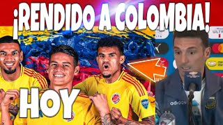 🚨ASI LIONEL SCALONI SE RINDIO a SELECCION de COLOMBIA  JOYA COLOMBIANA a ARSENAL [upl. by Las]