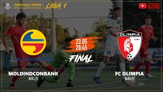 Moldindconbank  FC Olimpia Bălți [upl. by Adnaugal]