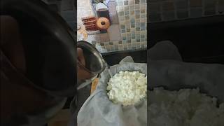 How to make Paneer at home homemadepaneeryoutubeshortsviralvideos [upl. by Limoli]