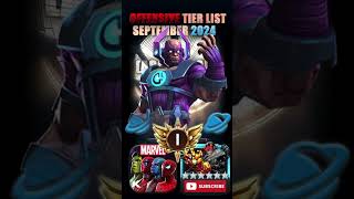 mcoc tier list marvelcontestofchampions cosmic mcoc [upl. by Aron]