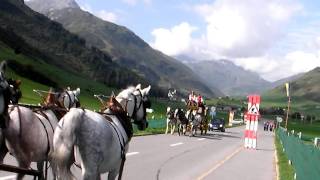 Kreuzung zweier Postkutschen in Andermatt [upl. by Jarrod]