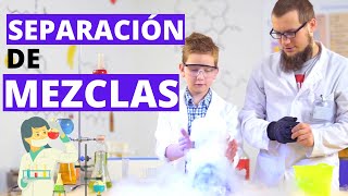 METODO DE SEPARACIÓN DE MEZCLAS FILTRACIÓN DECANTACIÓN Y TAMIZADO [upl. by Aneek]