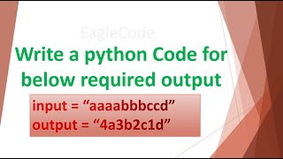 Write a Python code for below required output pythoncode interviews coding [upl. by Gorrian]