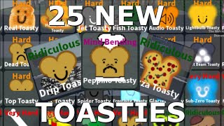 Guide for THE 25 NEW Toasties from Find The Toasties [upl. by Anyek268]