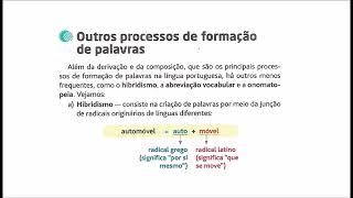 Formação de palavras por composição [upl. by Aiuqat]