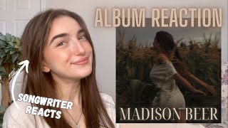 SONGWRITER REACTS TO NEW MADISON BEER ALBUM  Silence Between Songs she deserves way more hype [upl. by Esinehs689]