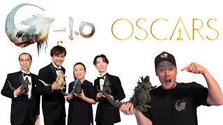 LIVE Reaction to Godzilla Minus One WINNING The Oscar For Best VFX [upl. by Zanze]