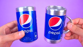 Make Amazing Cups Using Soda Cans and earn money [upl. by Adlare]