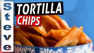 HOW TO MAKE TORTILLA CHIPS with Masa [upl. by Mercuri]