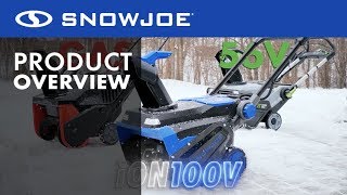 Snow Joe iON100V21SB 100 Volt Snow Blower Put to the Test How does it Stack up [upl. by Nylinnej]