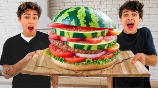 Cooking Burgers Using The Wrong Ingredients [upl. by Kamerman499]