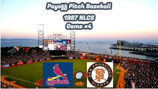 Payoff Pitch Baseball  1987 NLCS Gm 4  Sweep [upl. by Quackenbush]