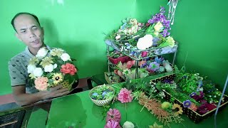 Simple flower arranging skills  episode 137  Mardy2003 [upl. by Brockwell91]