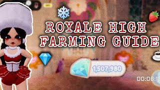 ☆ Royale High farming guide no multipliers  pawz ☆ [upl. by Nakasuji510]