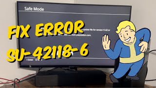 How To Fix PS4 Error Code SU421186  PS4 Update 1102 Fix [upl. by Nesaj]