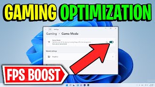 How to Optimize Windows 11 for Gaming High FPS with Pro Tweaks I Gaming Laptop [upl. by Eedna985]