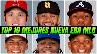 LOS 10 MEJORES PELOTERO DE LA NUEVA ERA EN GRANDES LIGASMLB [upl. by Tasia]